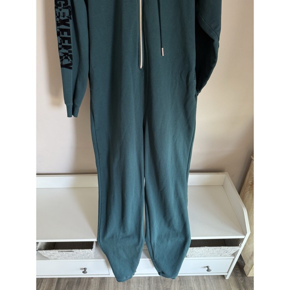 Savage X Fenty Hooded Jumpsuit Pajamas One Piece Lounge Sleep Rihanna Large - Picture 3 of 5